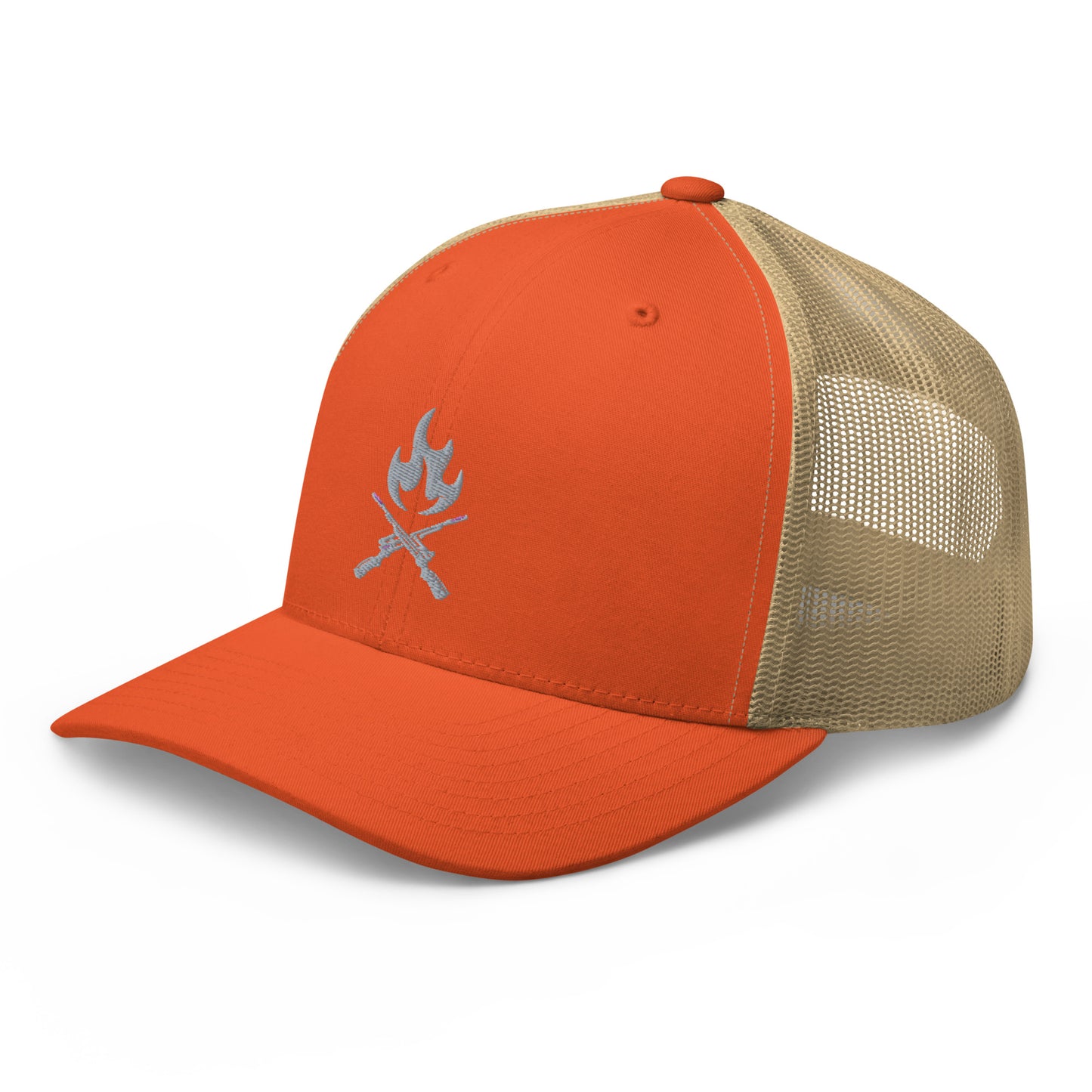 Rifles & Flames Emblem Hat