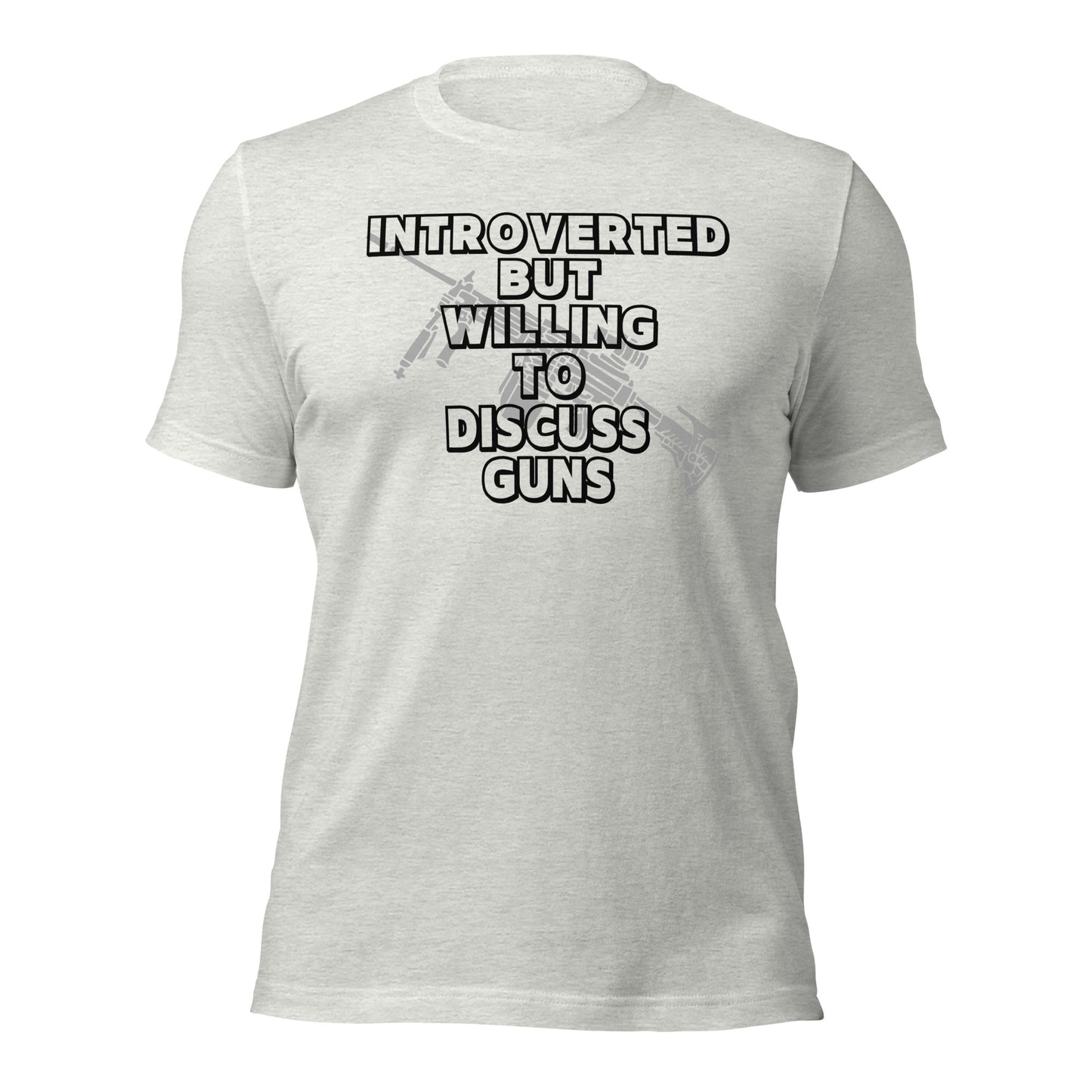 Trigger Talker Tee: Introverted Gun Enthusiast