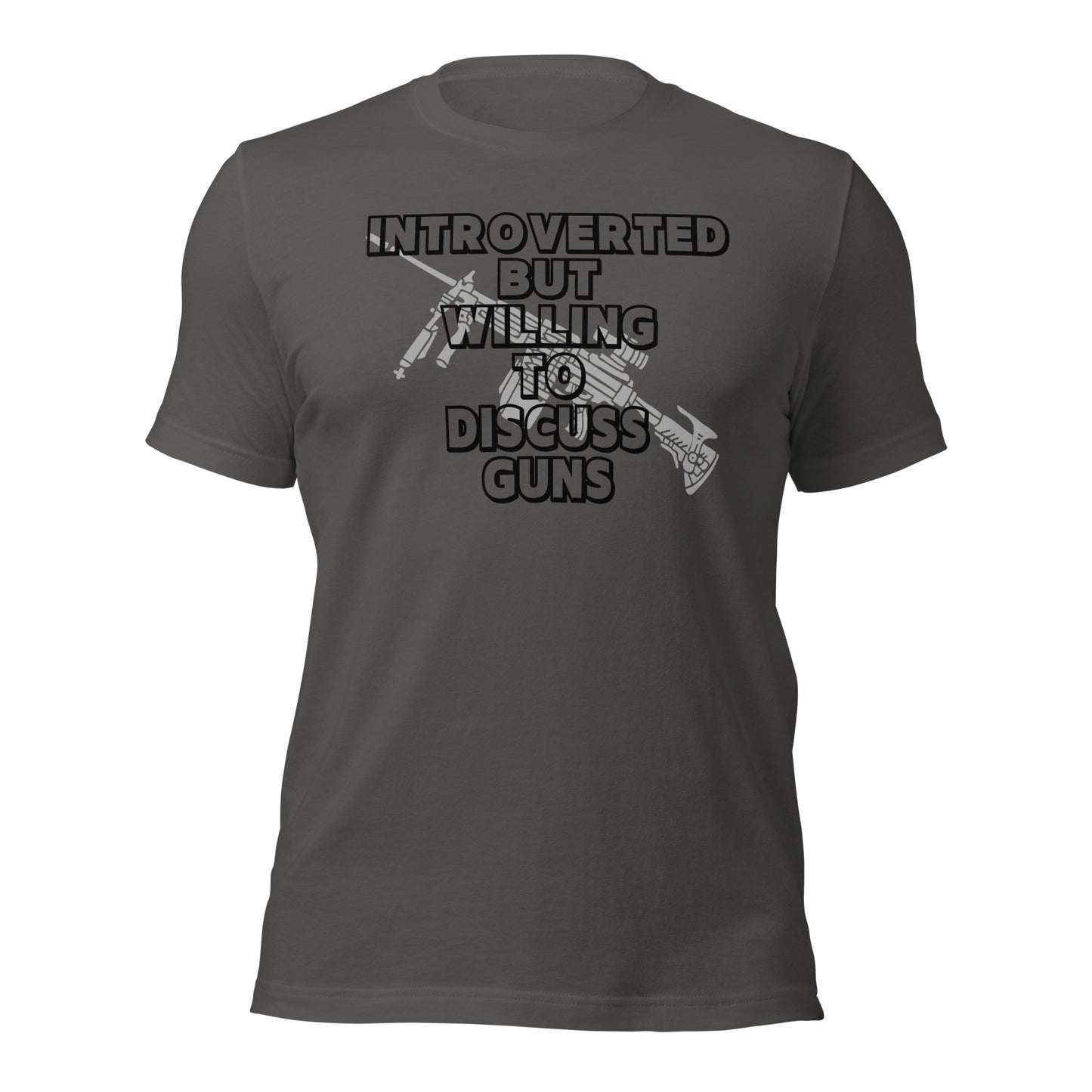 Trigger Talker Tee: Introverted Gun Enthusiast