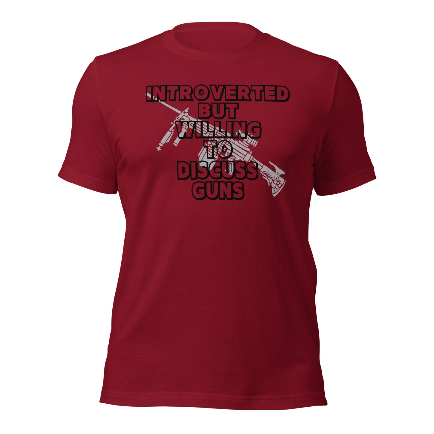 Trigger Talker Tee: Introverted Gun Enthusiast