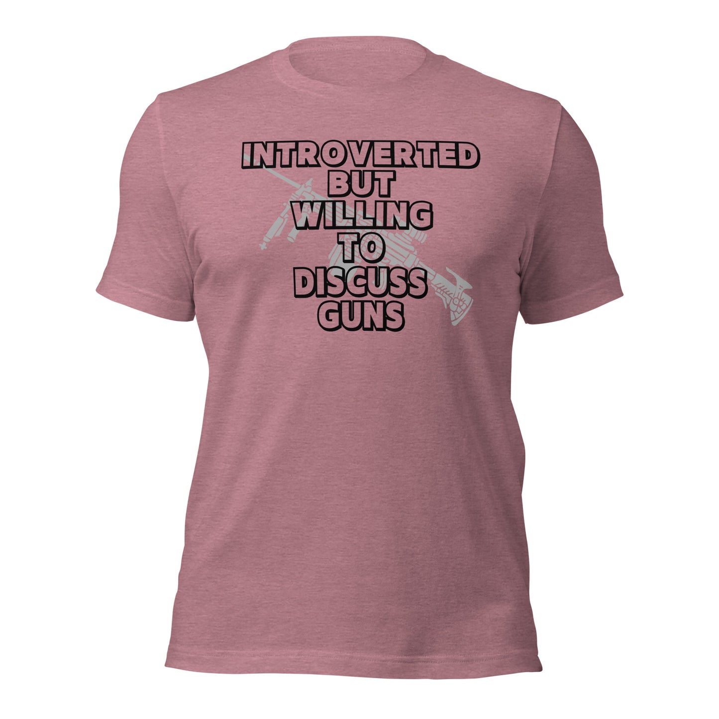 Trigger Talker Tee: Introverted Gun Enthusiast