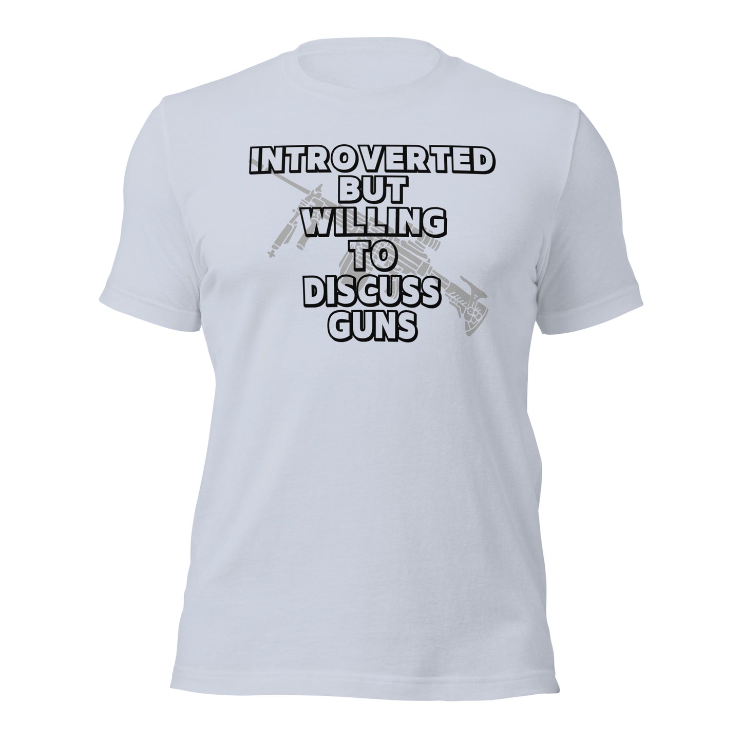 Trigger Talker Tee: Introverted Gun Enthusiast