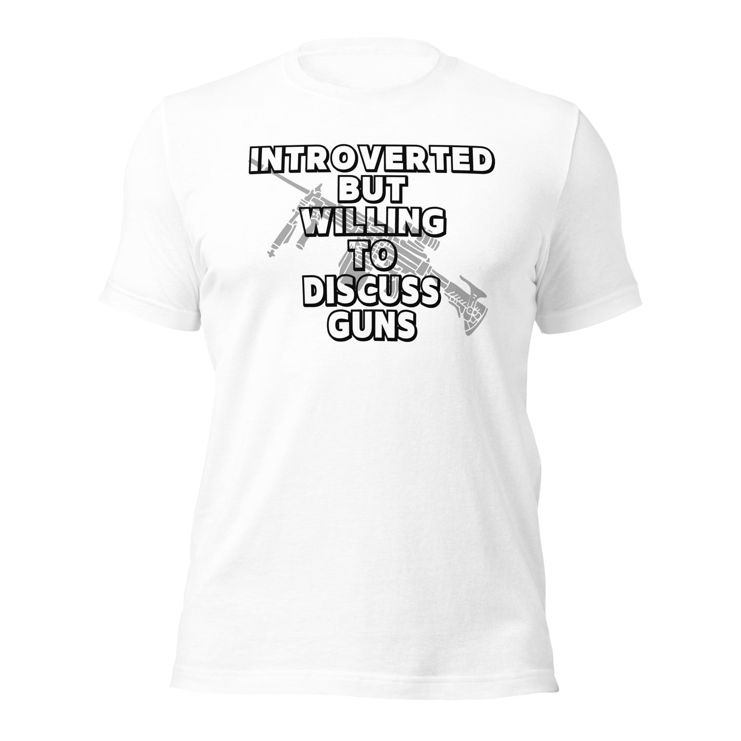 Trigger Talker Tee: Introverted Gun Enthusiast